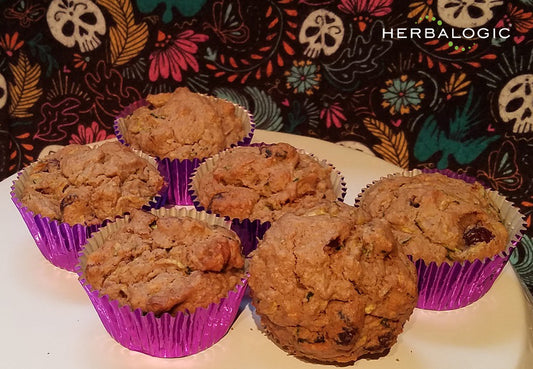 Healty (ish) Zucchini Muffins- breakfast of champions