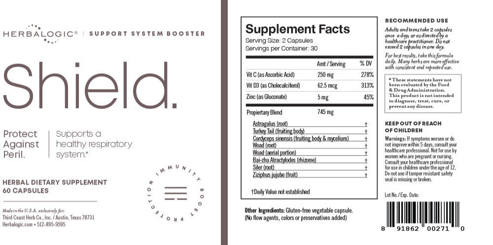 Herbalogic Support System Booster Shield Ingredients