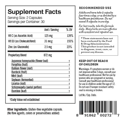 Support System Booster Defend Capsules