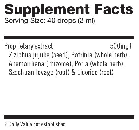 Herbalogic Solid Eight Herb Drops Supplemental Facts Panel for Occasional Sleeplessness