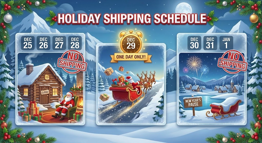 Herbalogic Holiday Shipping