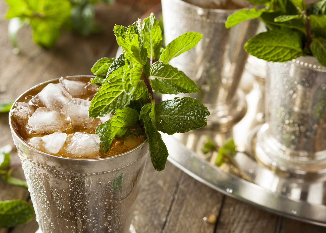 Mint is used in traditional Chinese herbs, as well as a garnish for Moscow Mules and other cocktails as shown here
