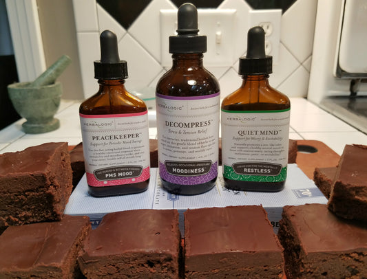 Herbalogic formulas give chocolate brownies a special somthin-somthin