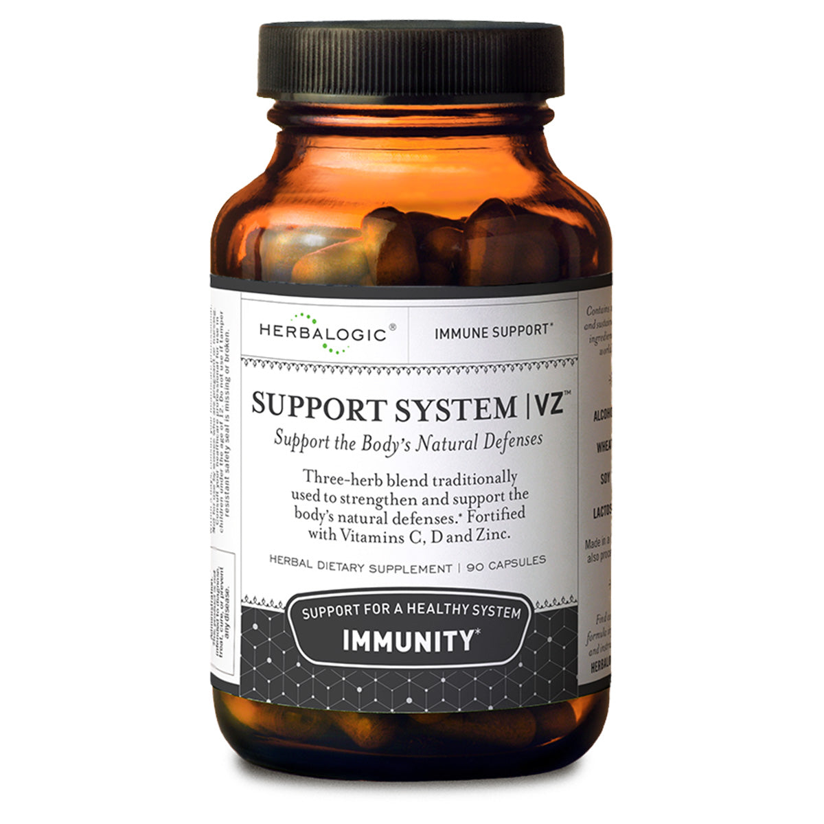 Herbalogic Support System VZ Herb Capsules 90 count
